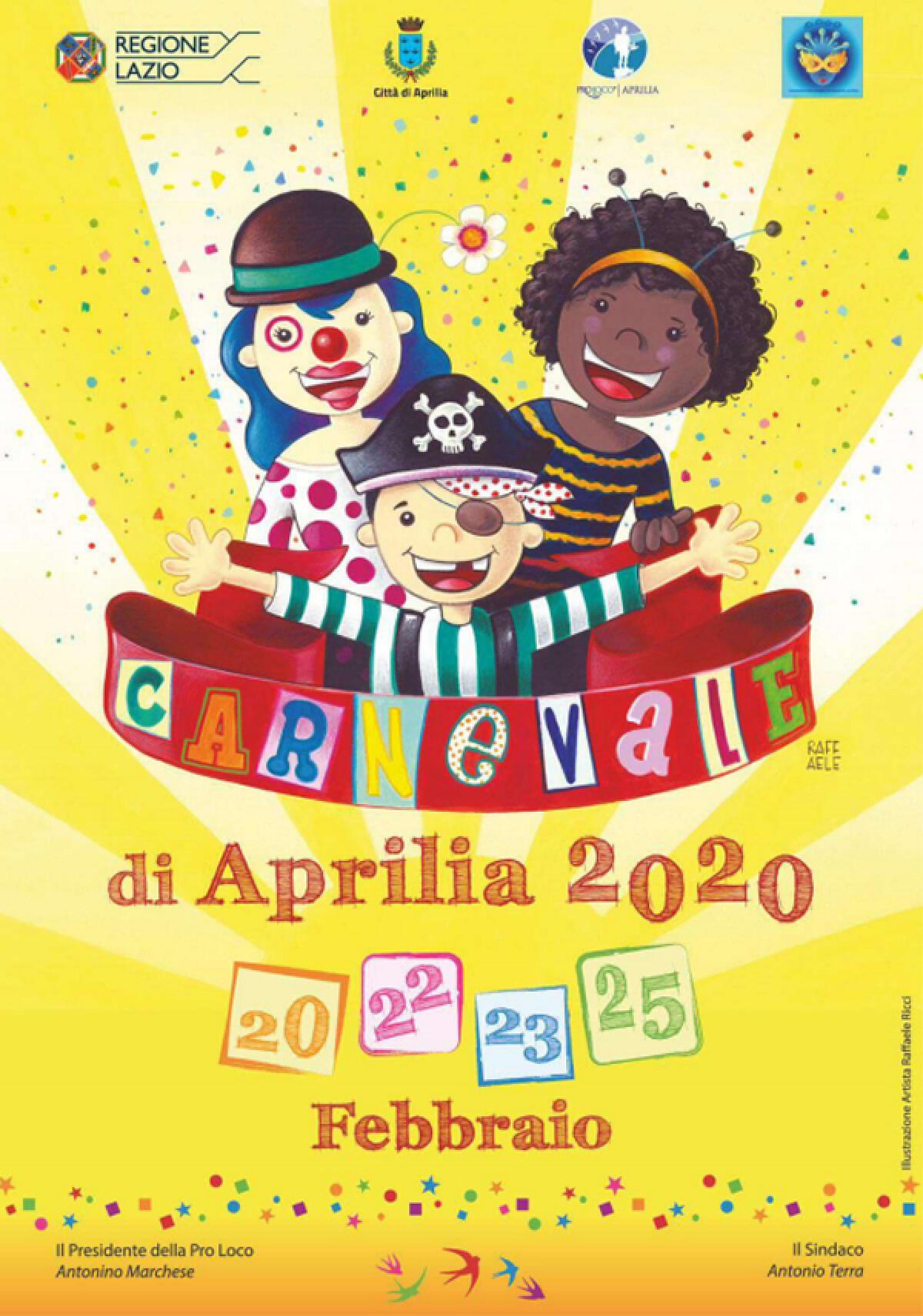 “Carnevale Apriliano”: ecco le date ed i percorsi delle sfilate dei carri e dei gruppi mascherati. - 