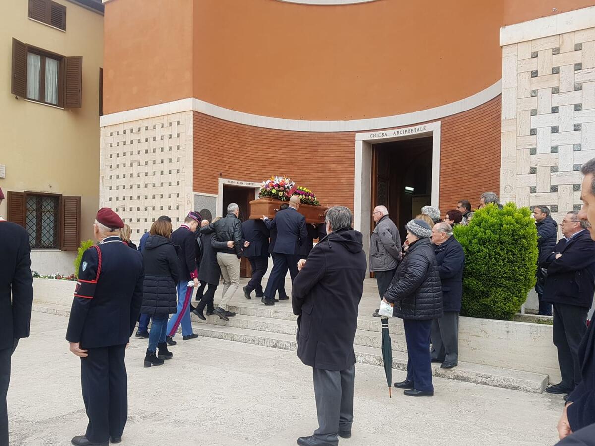 Celebrati ad Aprilia i funerali del Maresciallo Italo de Vita. - 