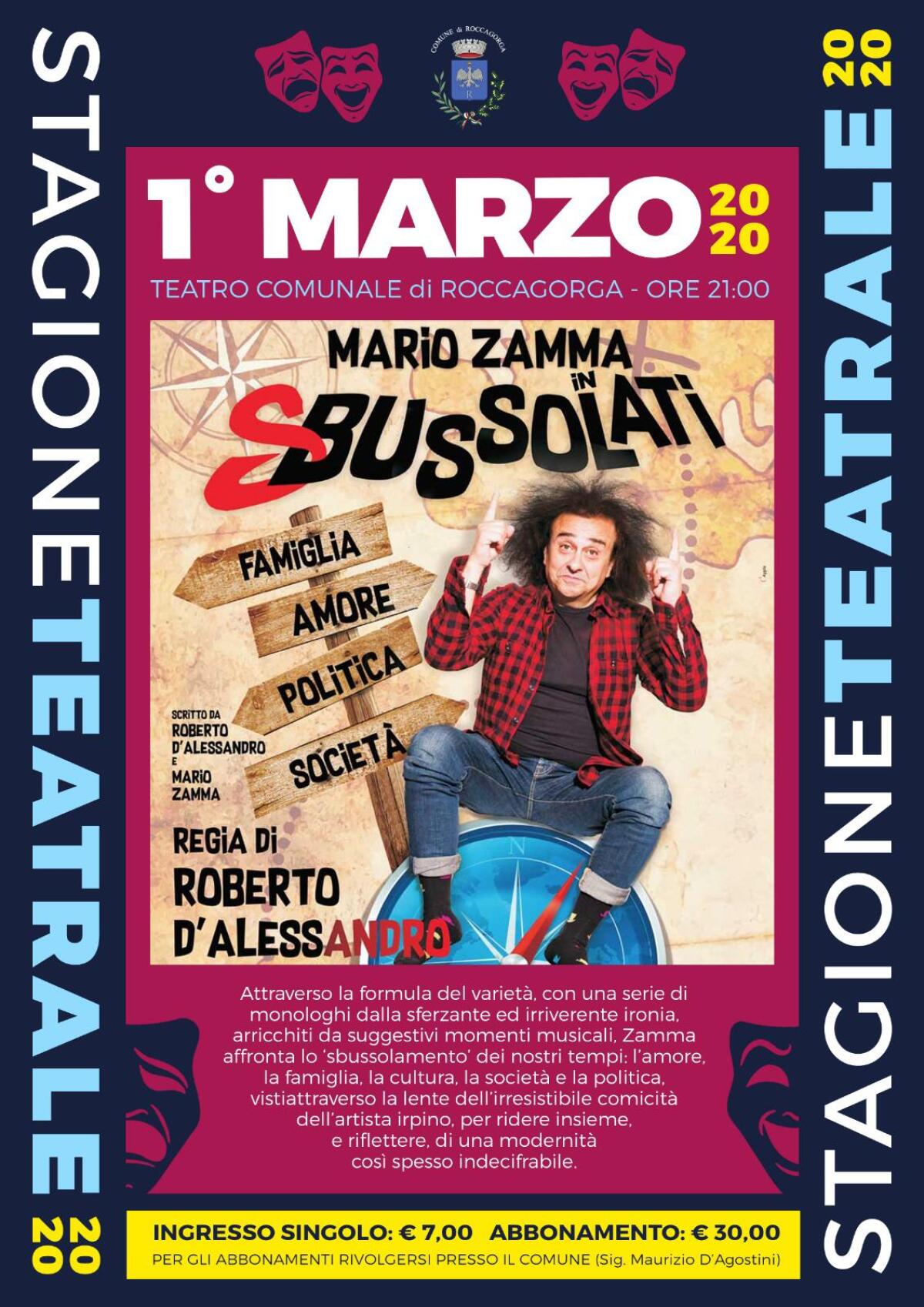 Teatro a Roccagorga, in scena la commedia: "Sbussolati" - 