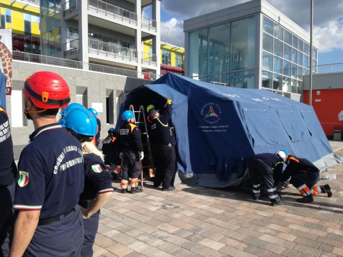 Anche all'Icot di Latina e all'Ospedale dei Castelli arrivano le tende pre-triage - 