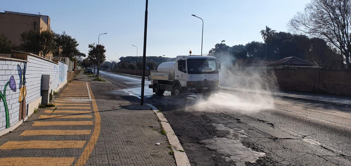 Covid-19, nel weekend nuovi interventi di sanificazione nel territorio di Anzio. - 