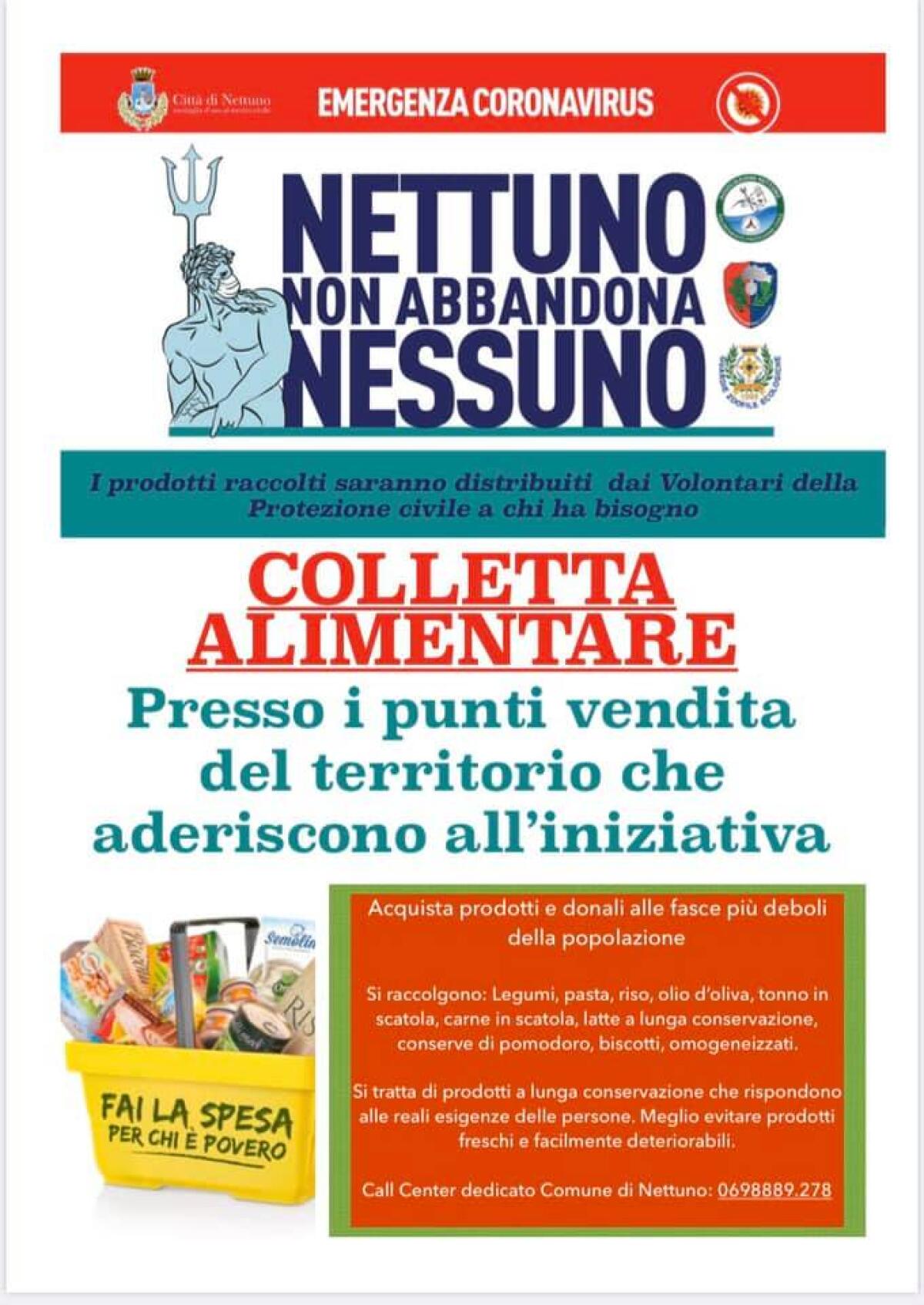 Il Comune di Nettuno attiva la “Spesa Solidale”, un servizio in favore delle fasce più deboli. - 