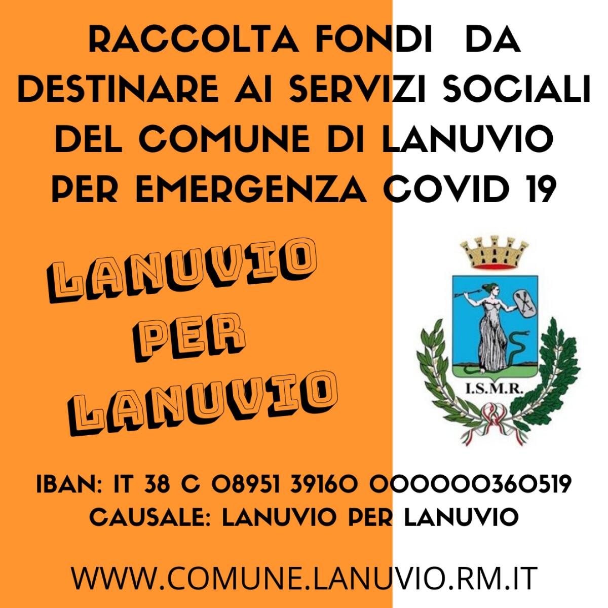 Lanuvio per Lanuvio, la campagna di solidarietà per i cittadini - 
