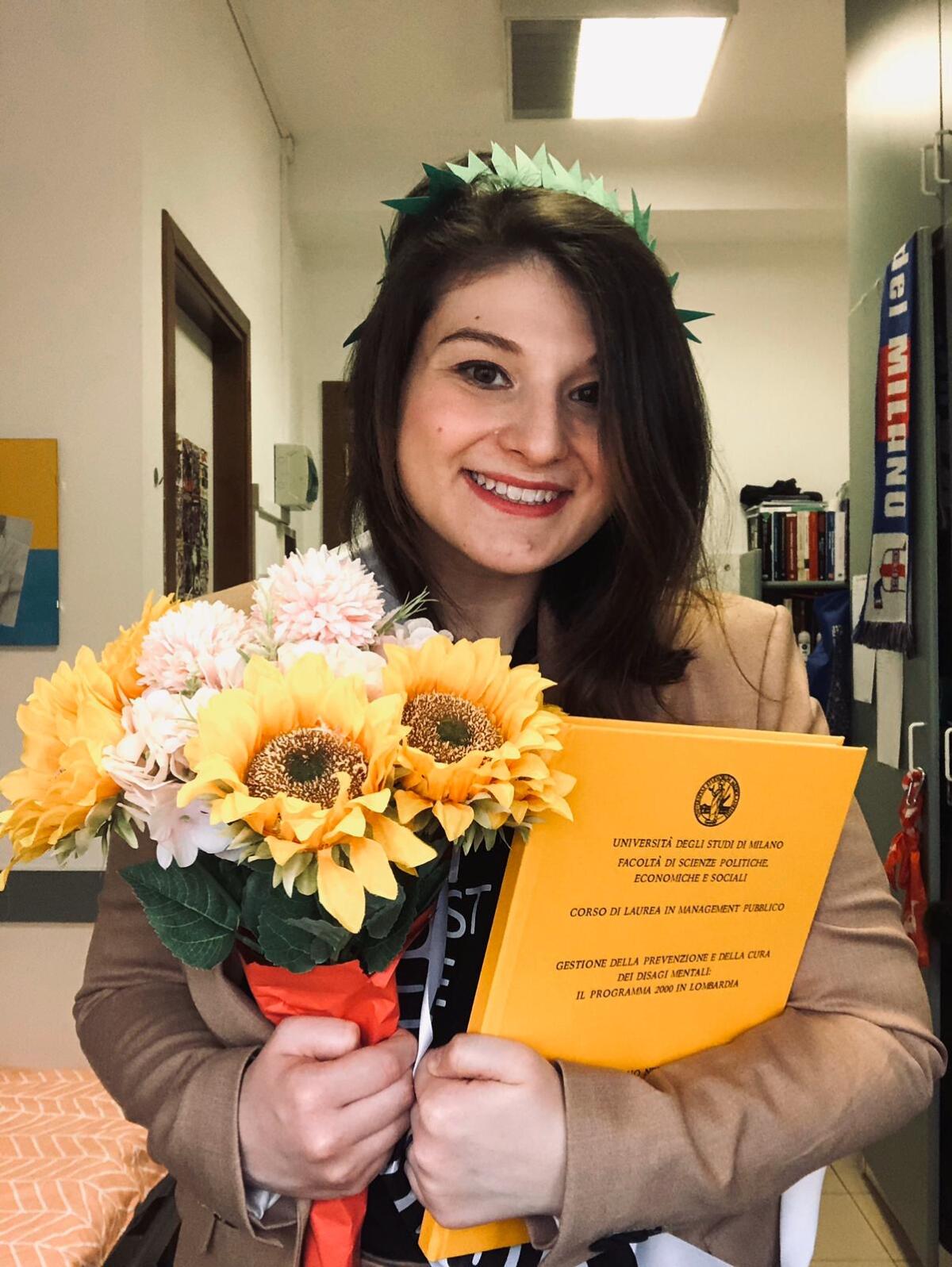 Laurearsi al tempo del coronavirus: Ilaria Pacini di Sermoneta diventa dottoressa via mail - 