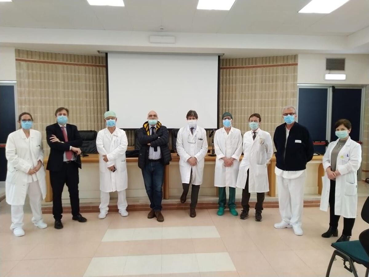 Emergenza Covid-19: il vice Ministro della salute, Pierpaolo Sileri, visita l’ospedale Goretti di Latina. - 
