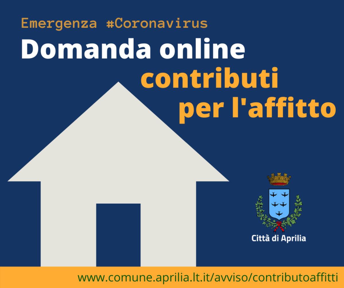 Da oggi è possibile anche per i cittadini di Aprilia richiedere il contributo per l'affitto 2020. - 