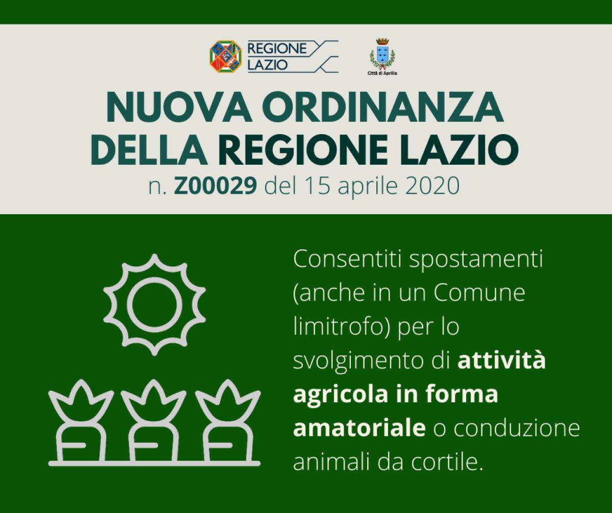 La Regione Lazio firma l’ordinanza per gli spostamenti degli agricoltori hobbisti. - 