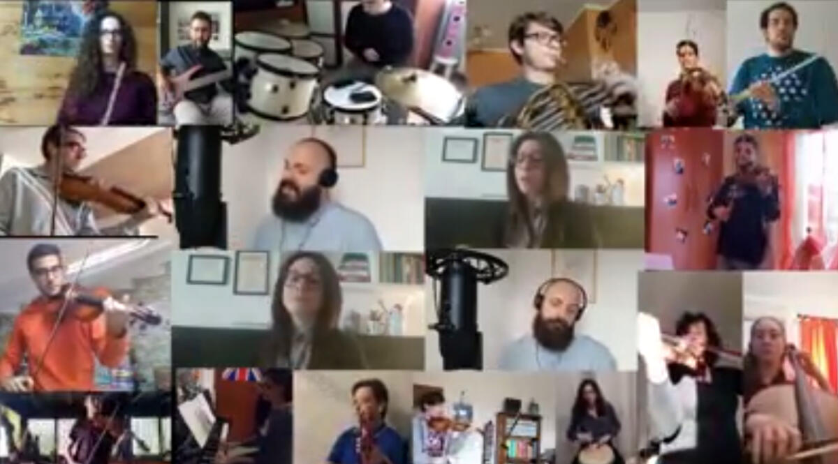 Fase 2 - Aprilia, la Virtual Orchestra della Diapason suona "What a wonderful world" per un futuro migliore VIDEO - 