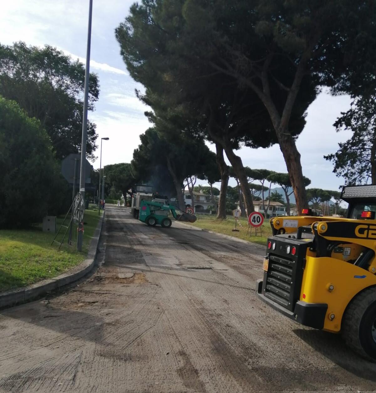 Manutenzione delle strade a Sabaudia: partiti i lavori in via Principe Eugenio. - 