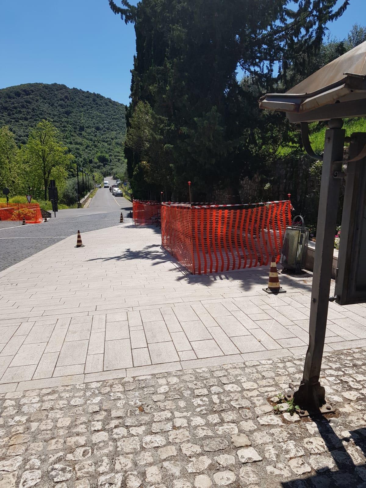 Lavori in corso per potenziare l'illuminazione pubblica a Sermoneta - 