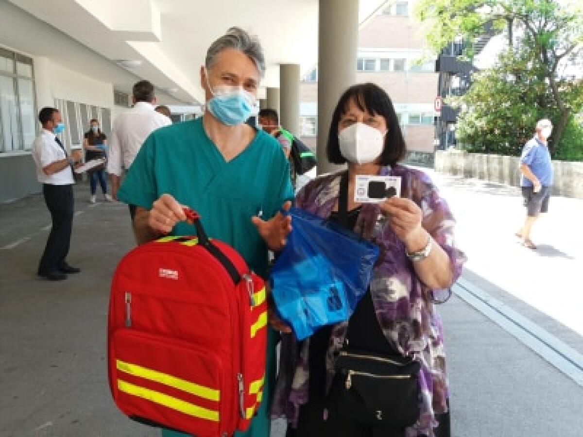 Donati saturimetri ed una borsa d’emergenza al “Goretti” di Latina dall’Associazione “In Ricordo di Daniele”. - 