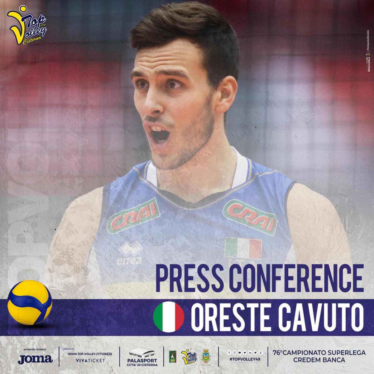 Volley di Superlega: Oreste Cavuto è il primo colpo della Top Volley Cisterna. - 