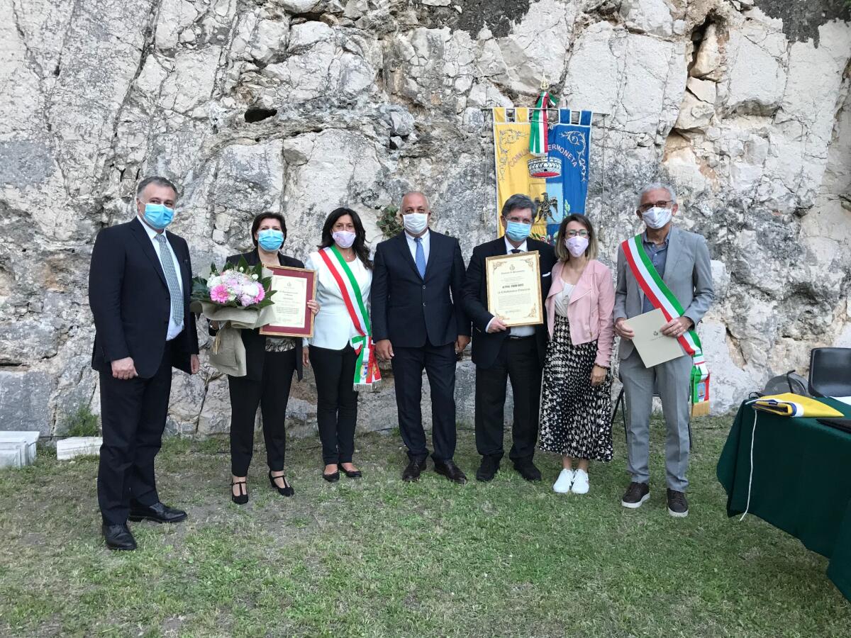 A Sermoneta consegnata la cittadinanza onoraria al professor Fabio Ricci - 