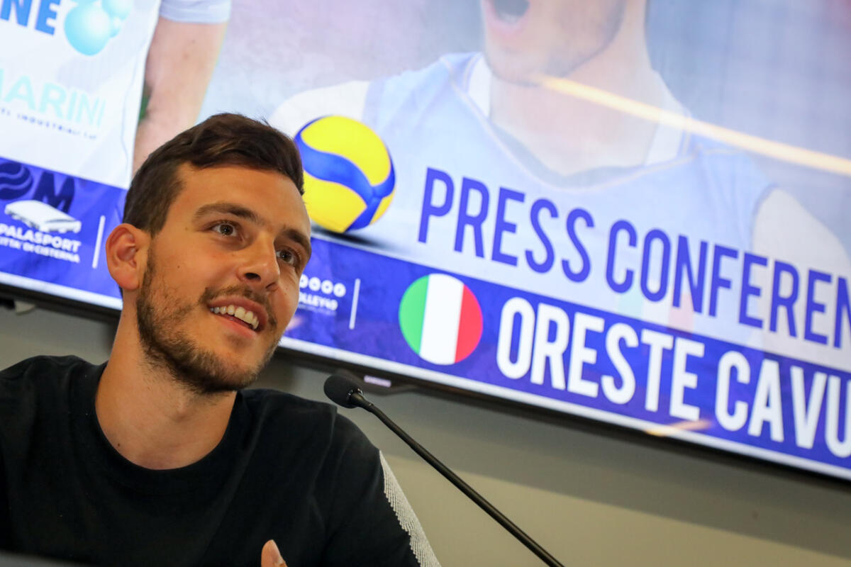 Volley, Oreste Cavuto presentato a Cisterna: "Orgoglioso di far parte di questo progetto" - 