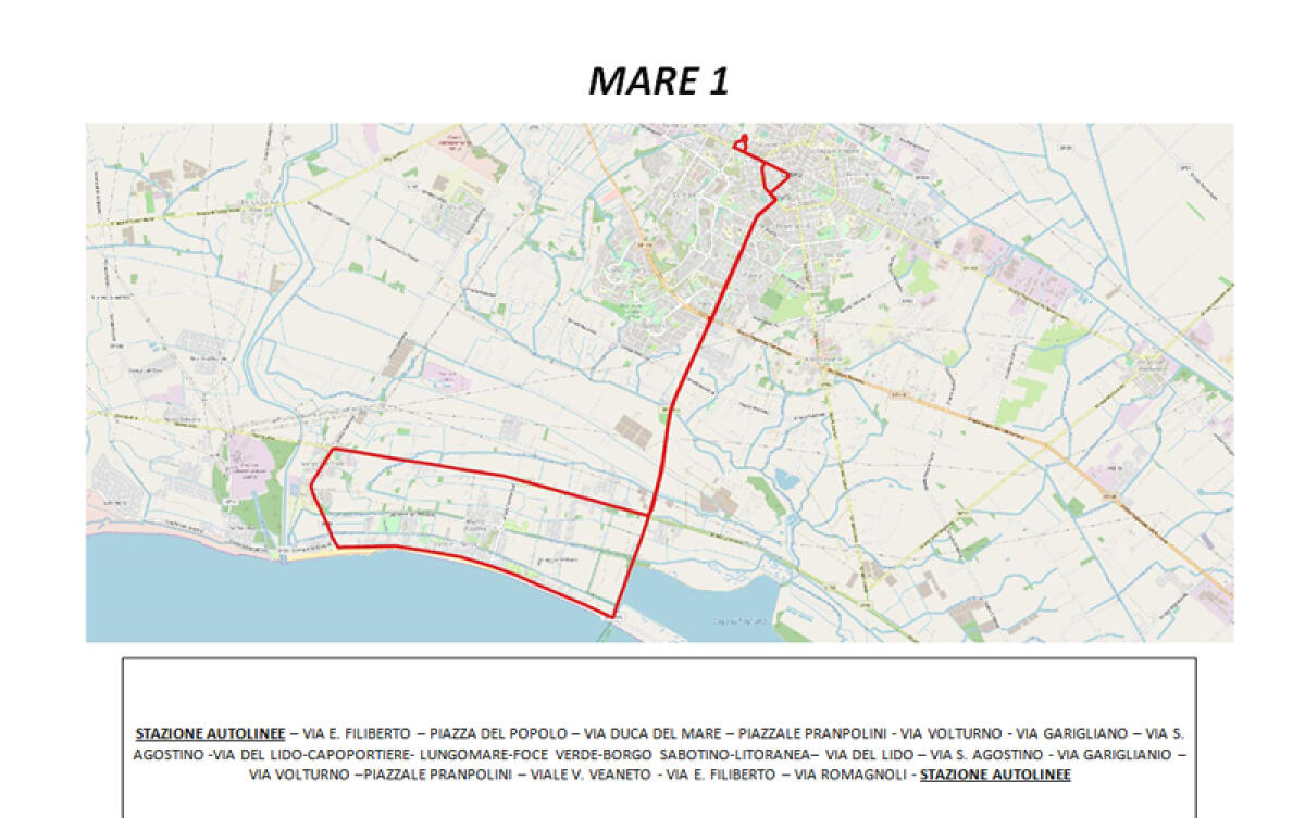 Latina - Nuove linee bus dal centro a Foceverde, passando per Capoportiere - 