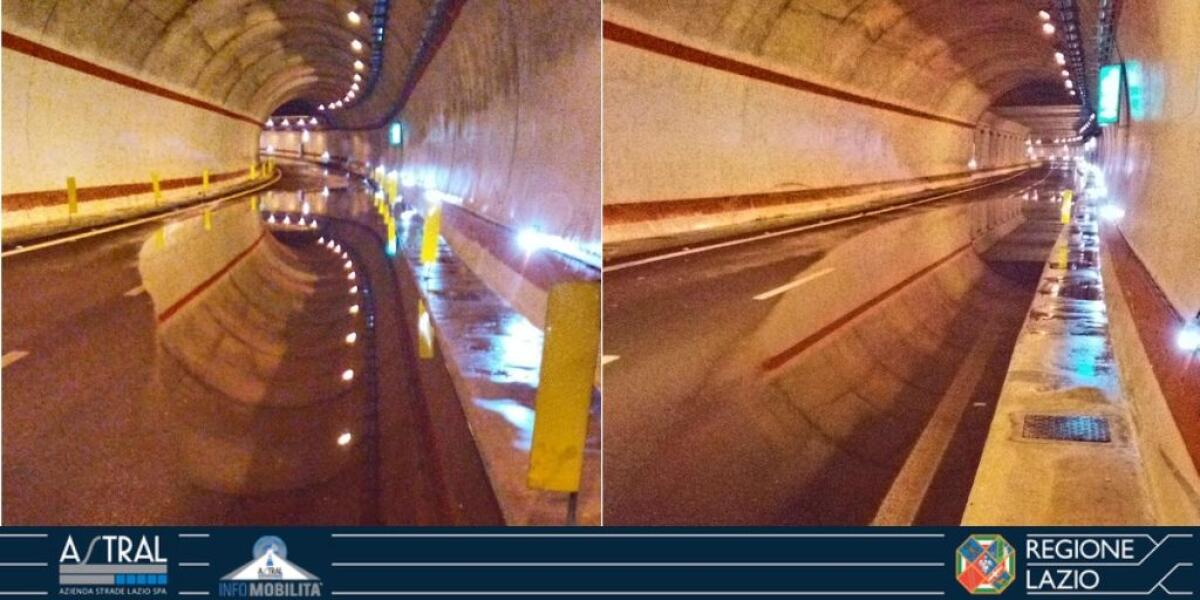 Chiusa da questa mattina all’alba, per allagamento, la Tangenziale dei Castelli. - 