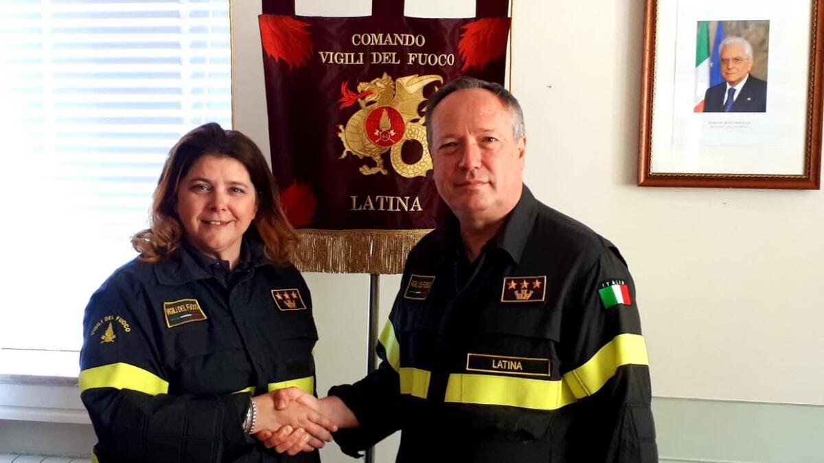 Passaggio di consegne a Latina per il nuovo comandante dei vigili del fuoco - 