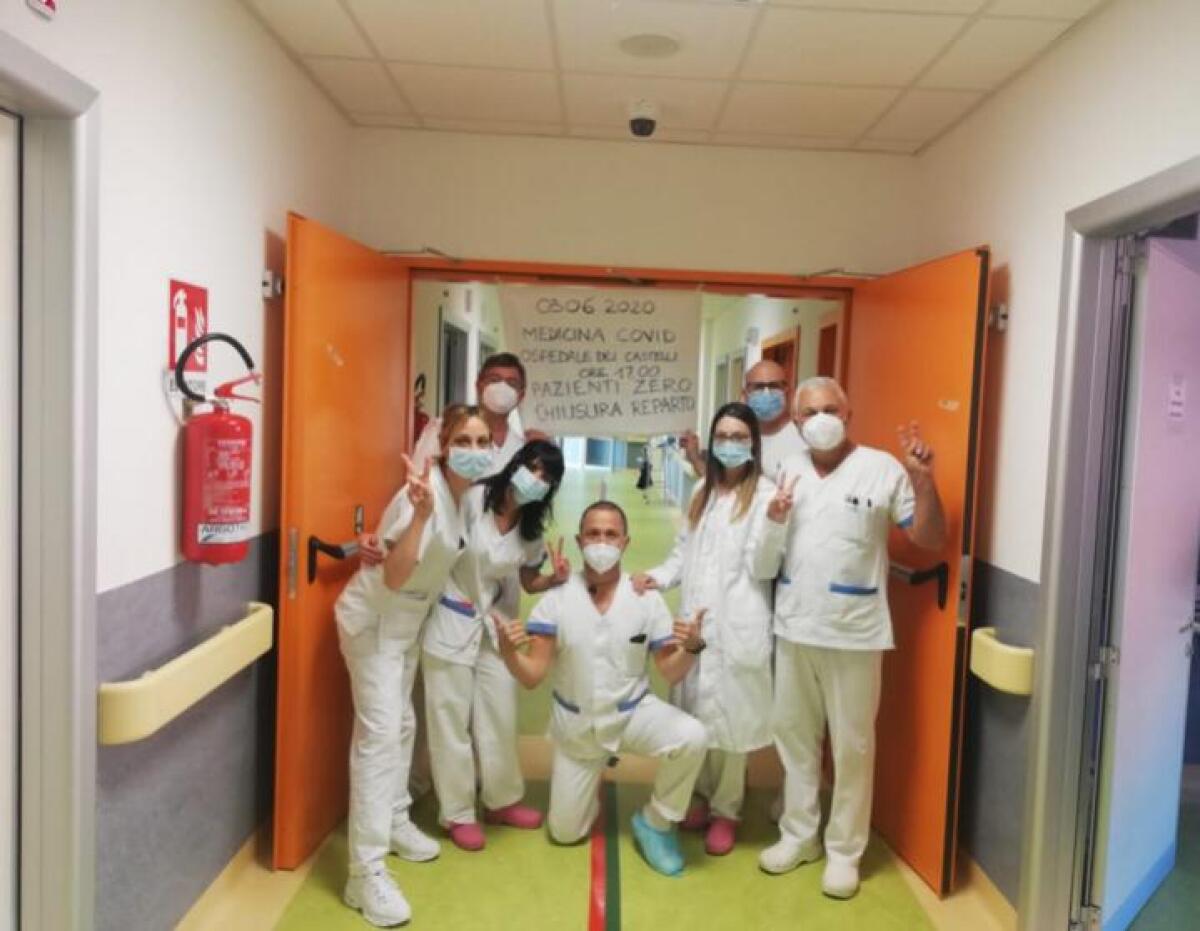 Dimesso l’ultimo paziente positivo del Nuovo Ospedale dei Castelli. - 