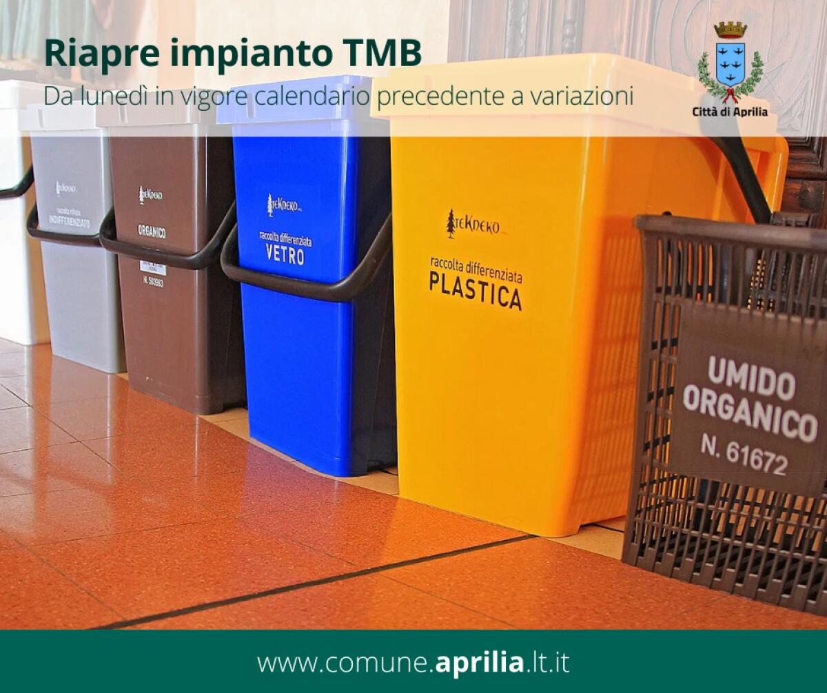 Scongiurata l’emergenza rifiuti, è confermato: questo lunedì 6 luglio riapre la Rida Ambiente di Aprilia. - 