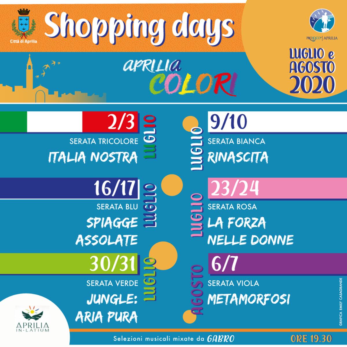 Aprilia, al via da questo giovedì l’Estate Apriliana. Isola pedonale in centro, filodiffusione e “Cinema Sotto le Stelle”. - 