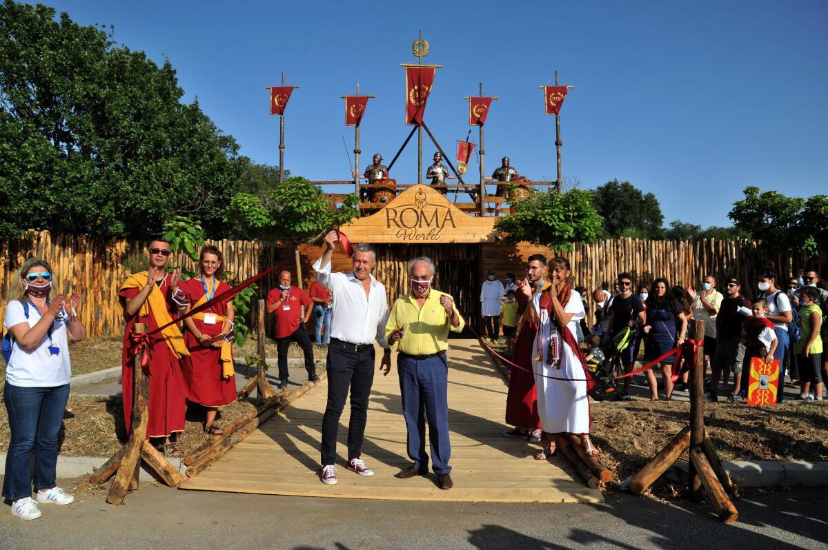 Taglio del nastro per Roma World, il parco dedicato alla storia - 