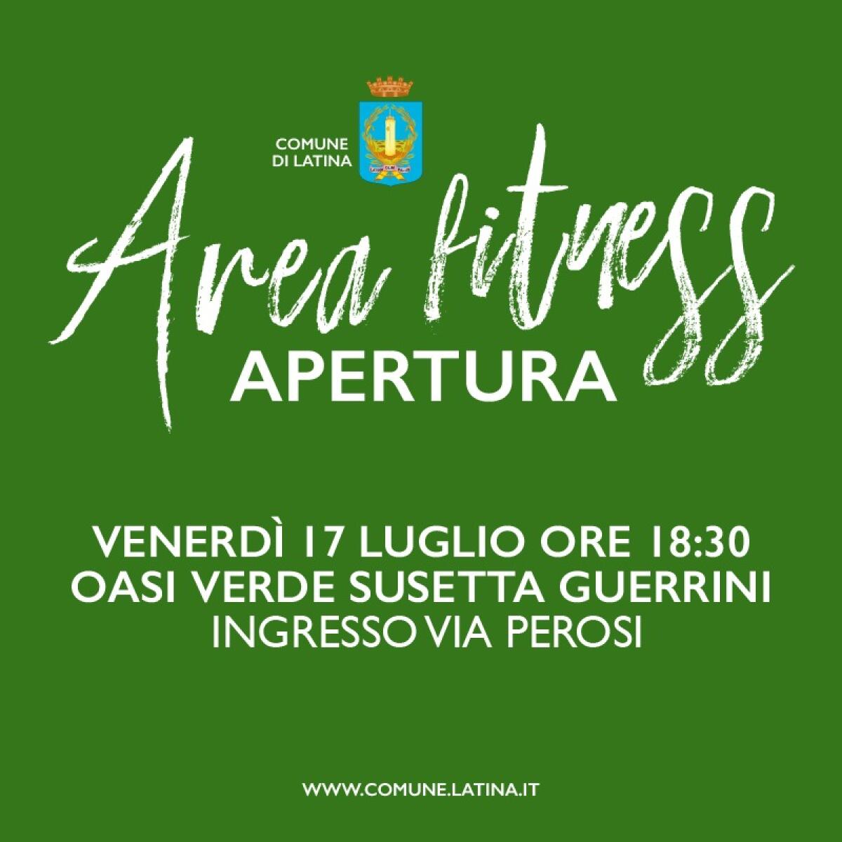 A Latina questo venerdì l’inaugurazione della seconda “Area Fitness Comunale” al parco Oasi Verde. - 