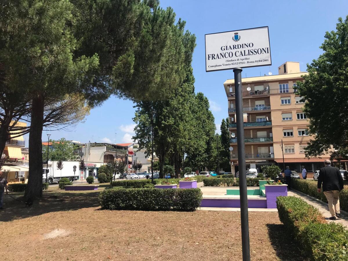 Aprilia, Anpi e Prc contestano l'intitolazione del giardino Calissoni: "Fu in guerra dalla parte del dittatore Franco" - 