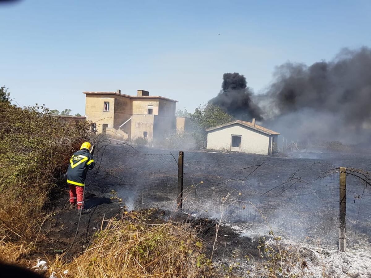 I rifiuti tornano a bruciare alla Loas di Aprilia: fiamme in un capannone. Incendio di sterpaglie e rifiuti, invece, in via Tommaseo. - 