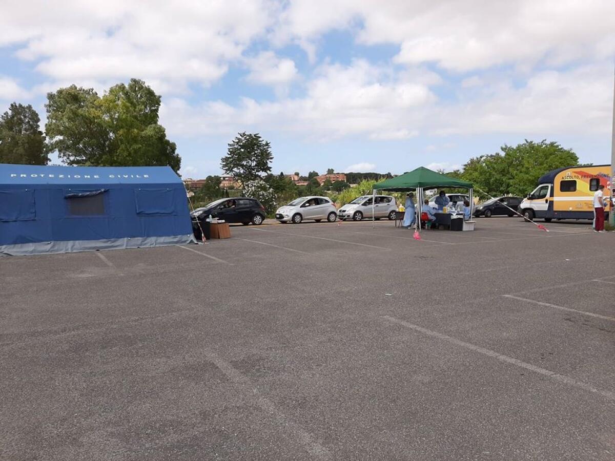 Coronavirus: ieri eseguiti 2614 test covid19 nei drive in della Regione Lazio. - 