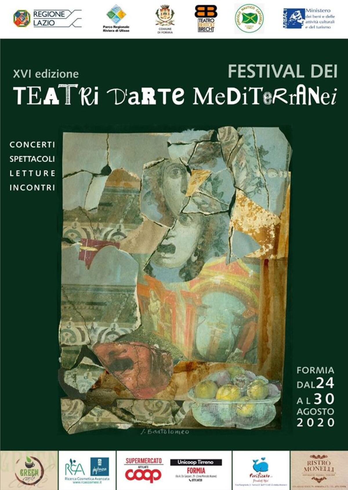 Sino al 30 agosto a Formia il “Festival dei Teatri d’Arte Mediterranei”: spettacoli serali e letture all'alba. - 