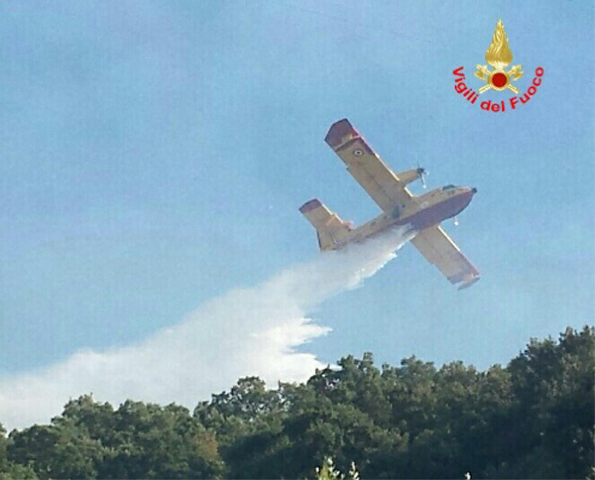 Devastante incendio ieri notte a Sperlonga: ettari di vegetazione in fiamme nella zona protetta di Punta Cetorola. - 