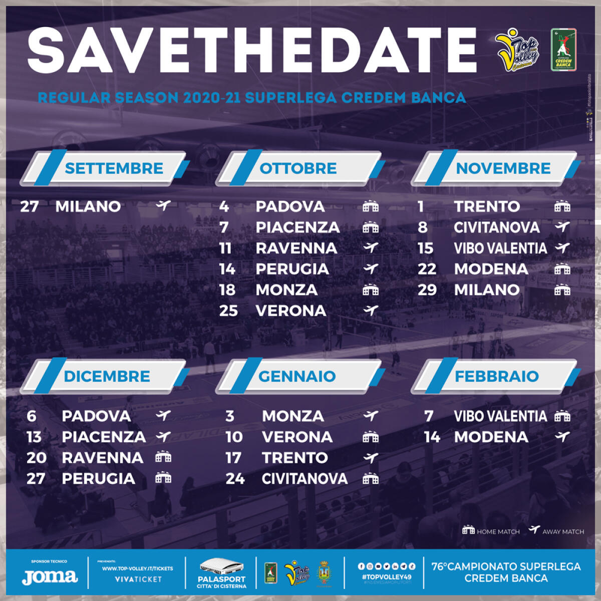 Ecco il calendario della Superlega, la Top Volley inizia in trasferta a Milano - 