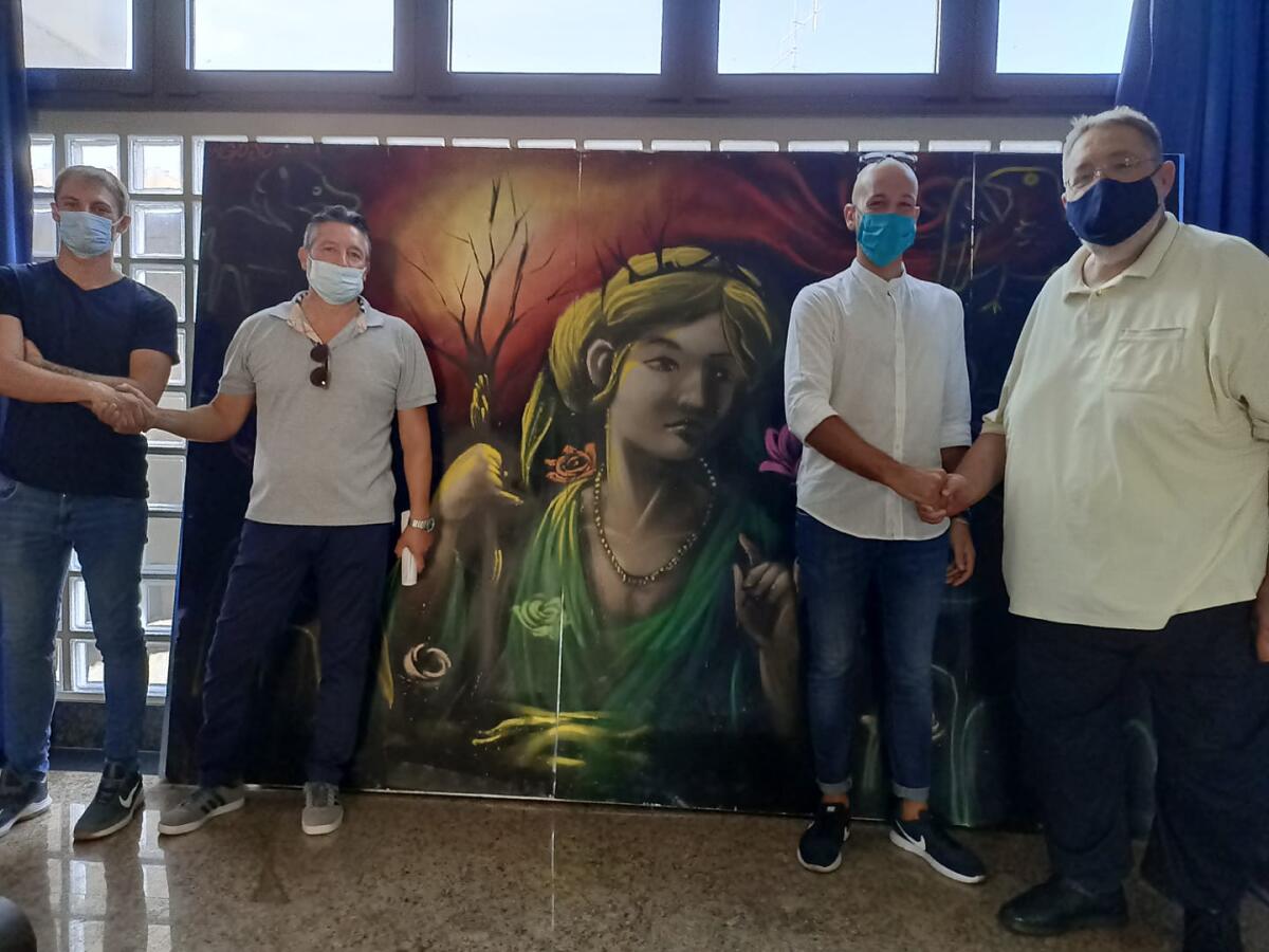 Conclusa a Cisterna la rassegna “Non fermArti” della Hawana Family: la dea Feronia donata alla pinacoteca. - 