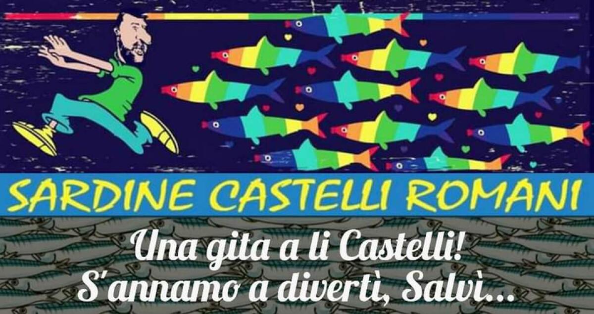 Salvini ad Albano, le Sardine si riuniscono in un sit-in antifascista - 