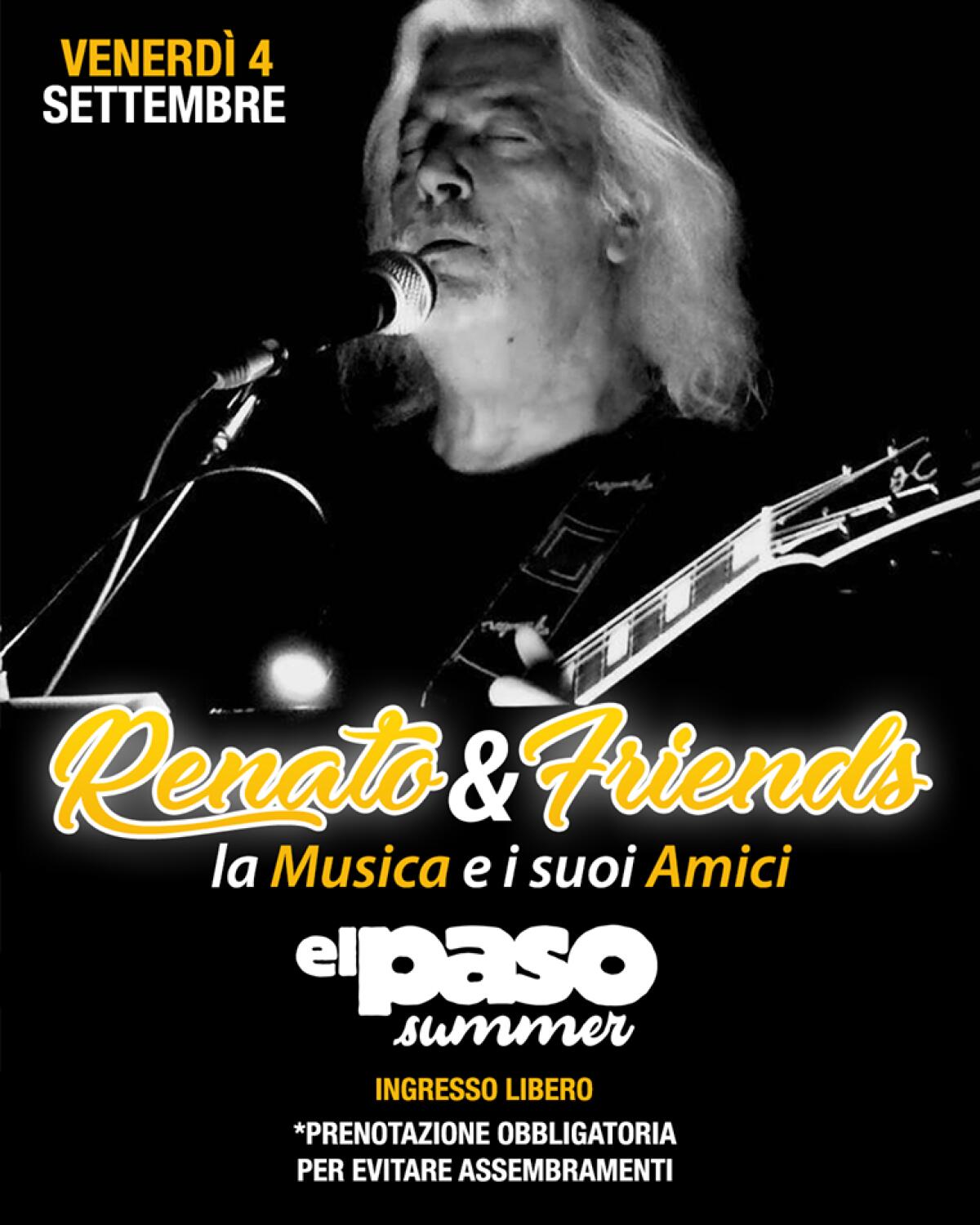 Questo venerdì al pub “El Paso” di Latina una serata in ricordo del chitarrista Renato Pallotta. - 