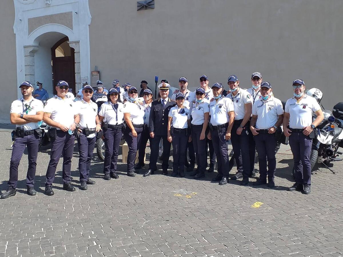 A Cisterna il motoraduno delle polizie locali del Lazio, un successo - 