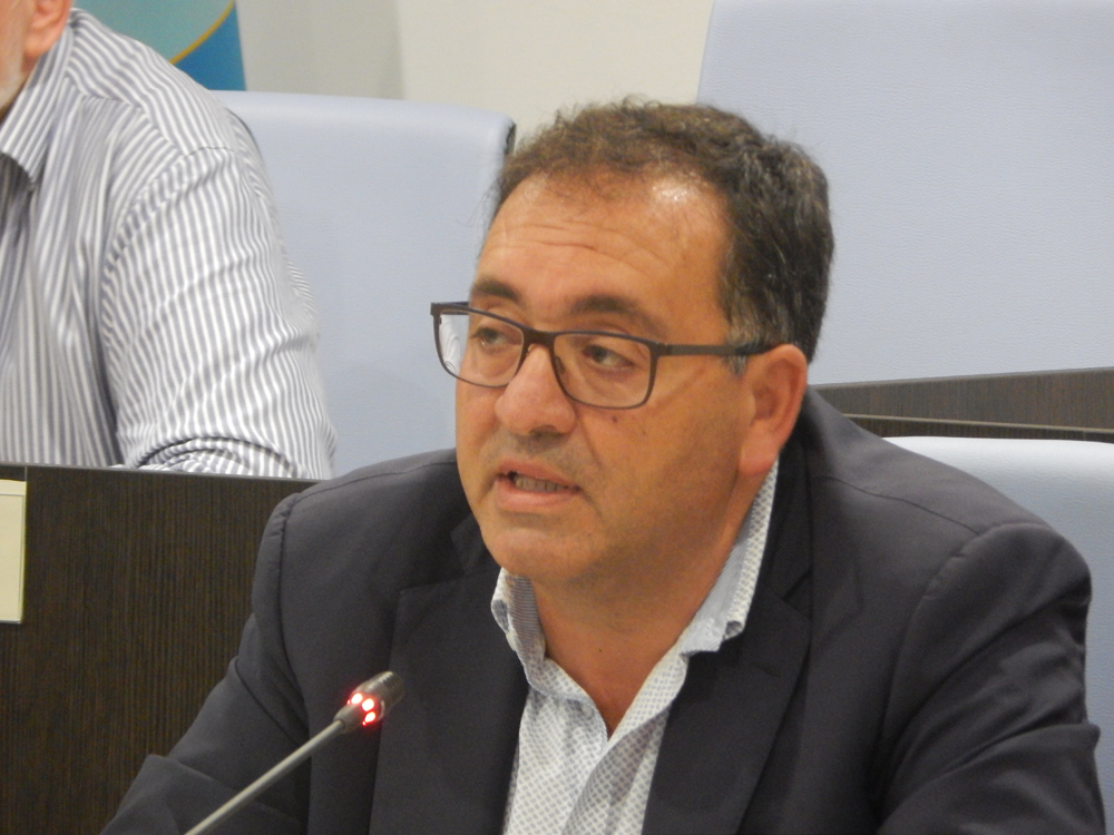 il Sindaco di Aprilia, Antonio Terra