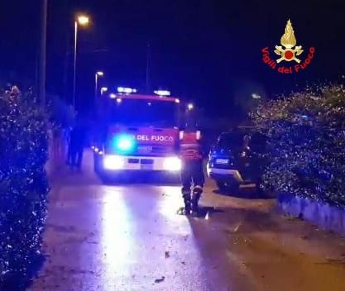 Maltempo, decine di interventi in provincia di Latina da parte dei vigili del fuoco. - 