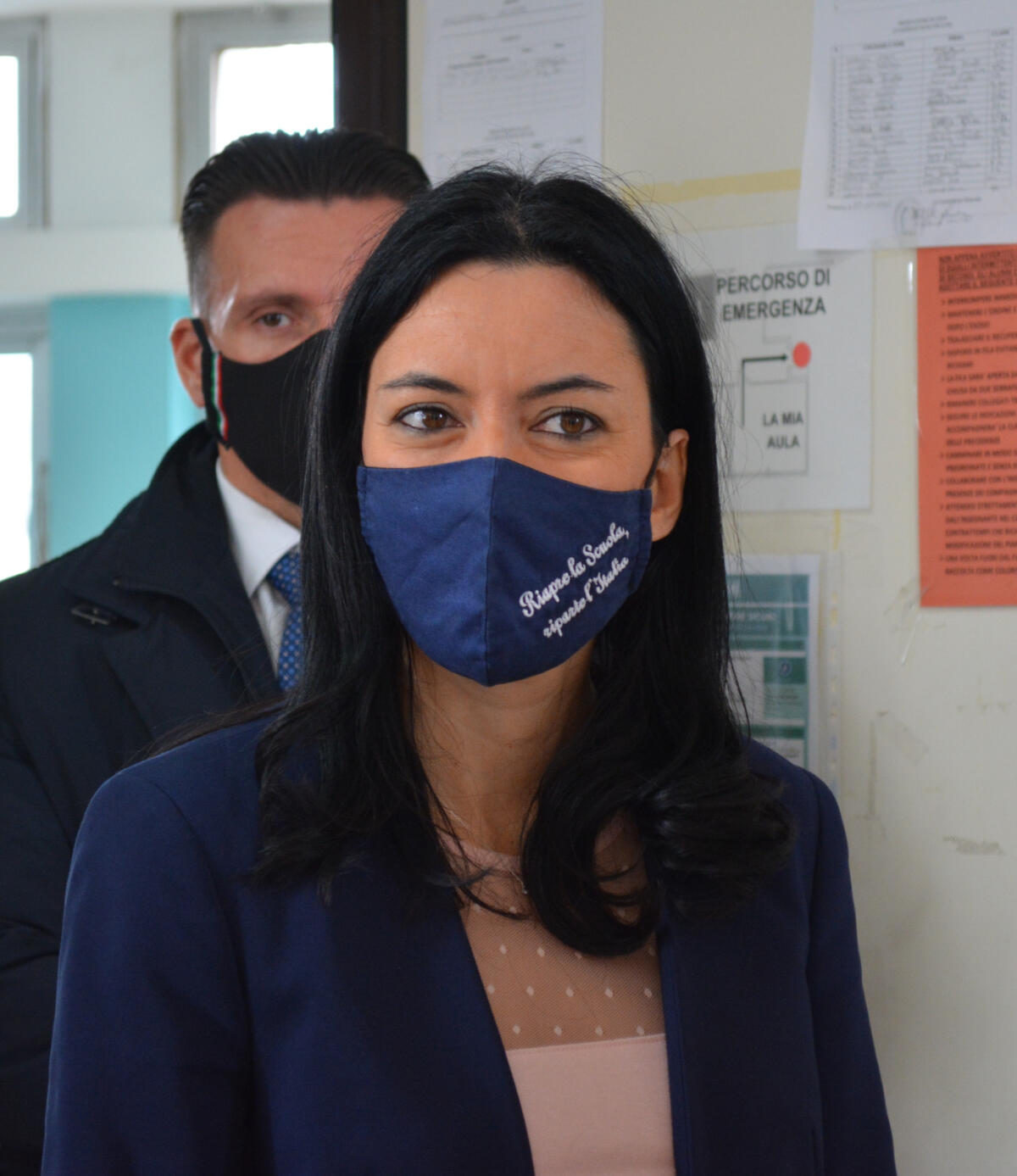 Furto all'istituto Copernico, a Pomezia la visita della Ministra Azzolina FOTO - 