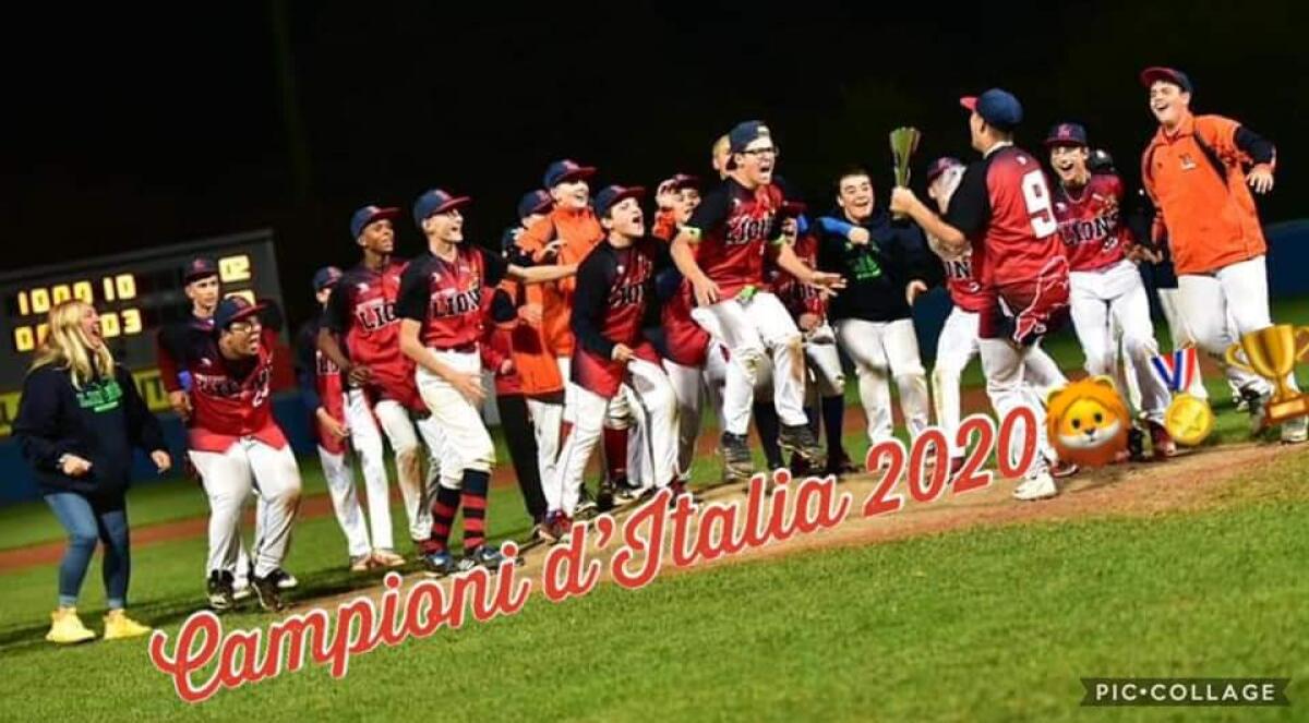 Lions Nettuno campioni d'Italia di Baseball Under 15 - 