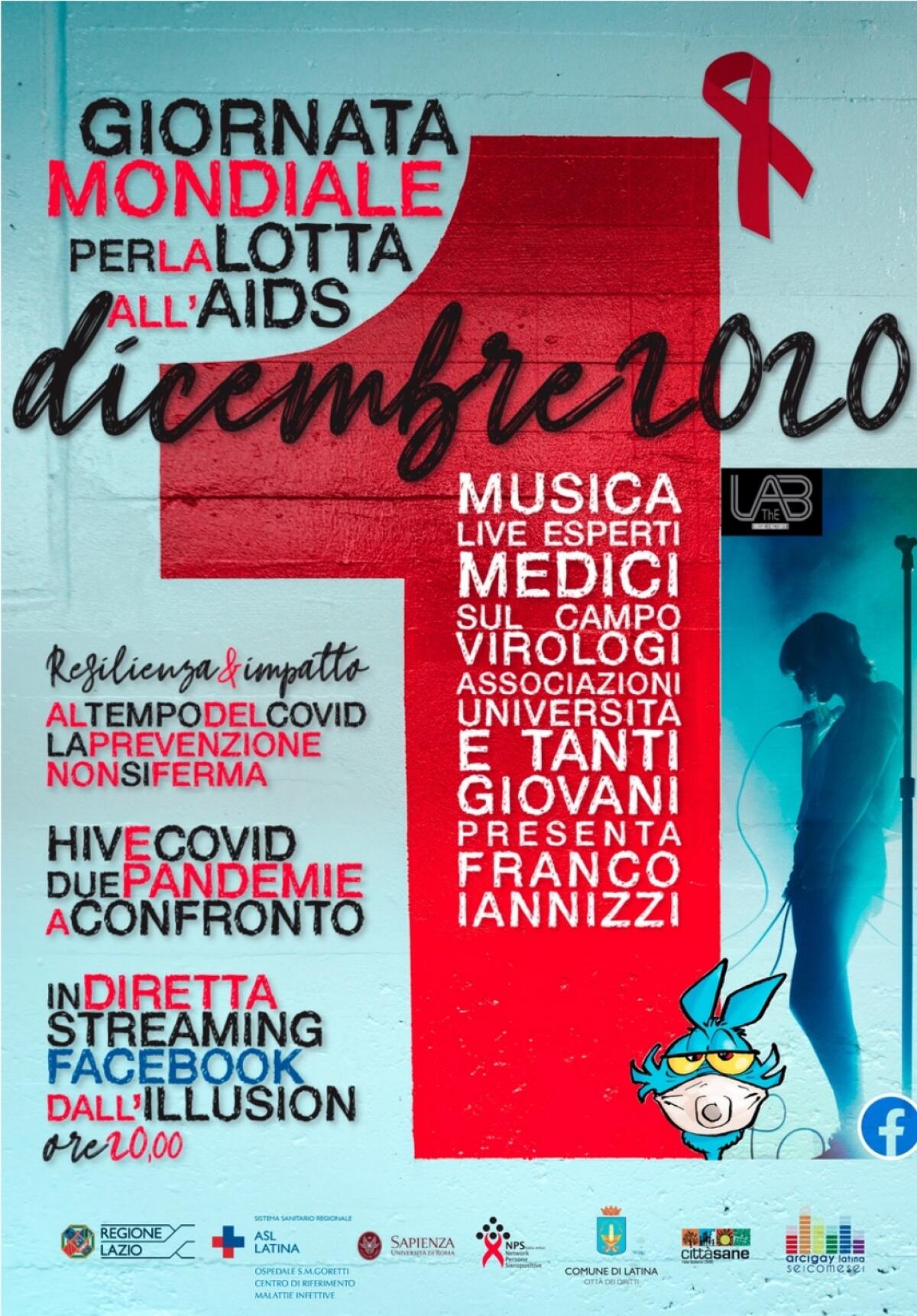 1 Dicembre, Giornata mondiale per la lotta contro l'HIV/AIDS: ecco le iniziative di prevenzione della Asl di Latina. - 