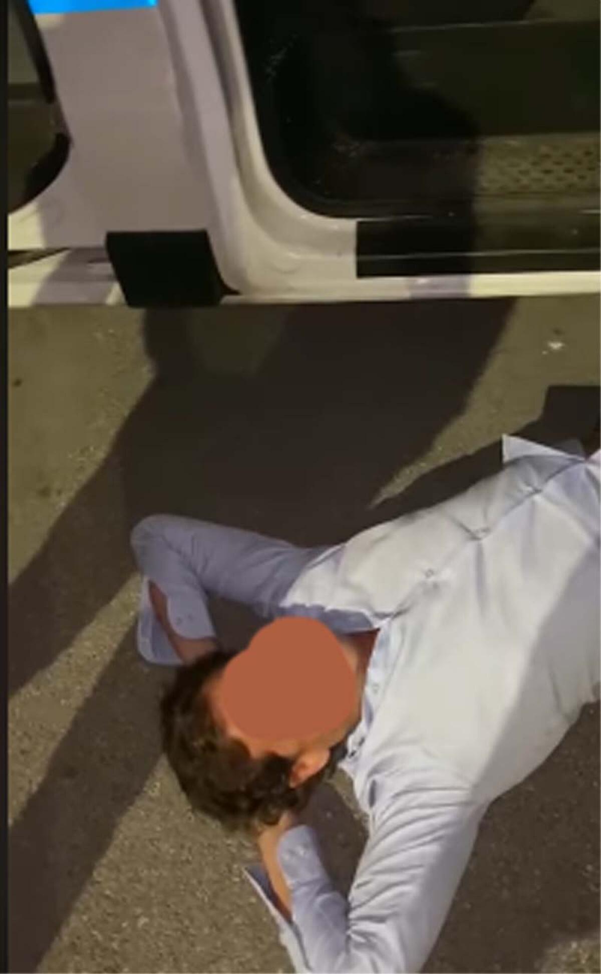 Anzio, assessore non prende bene il controllo alla sua palestra e si sdraia sotto al mezzo dei vigili VIDEO - 