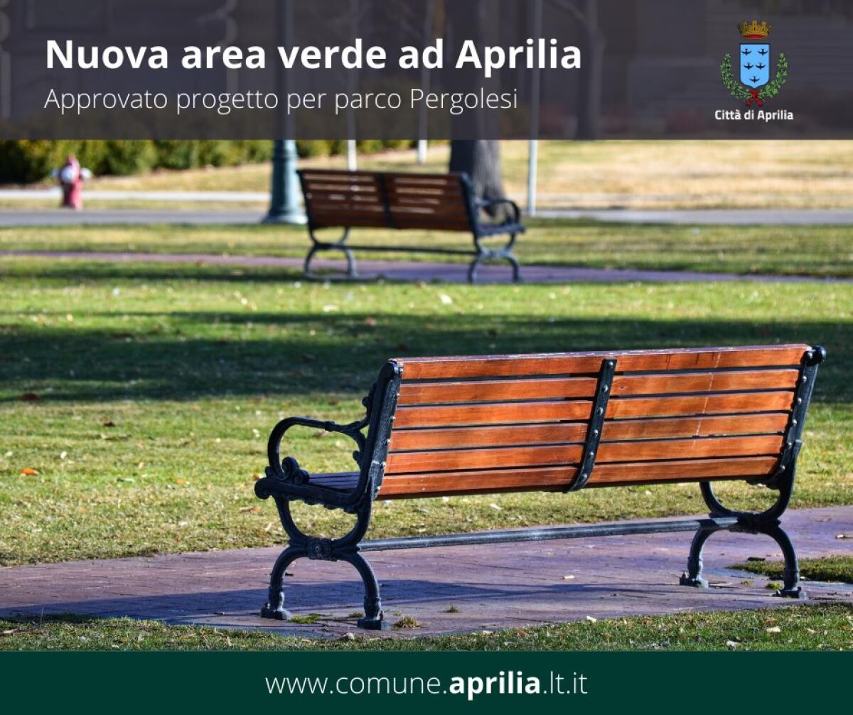 Ad Aprilia al via l’iter per la realizzazione del Parco Pergolesi, al Quartiere Primo. - 