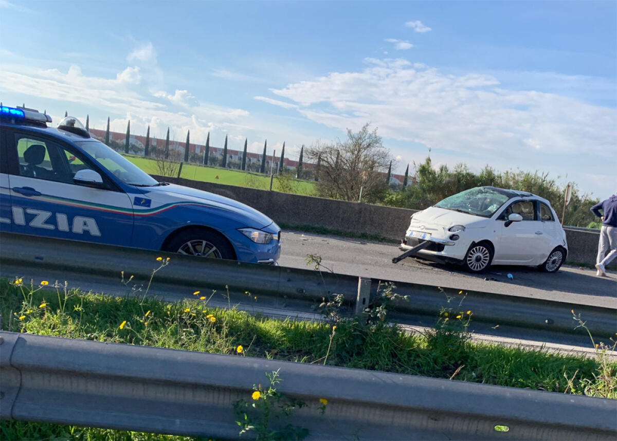 Brutto incidente sulla Pontina, all’altezza di viale Europa, ad Aprilia. Strada riaperta al transito. - 