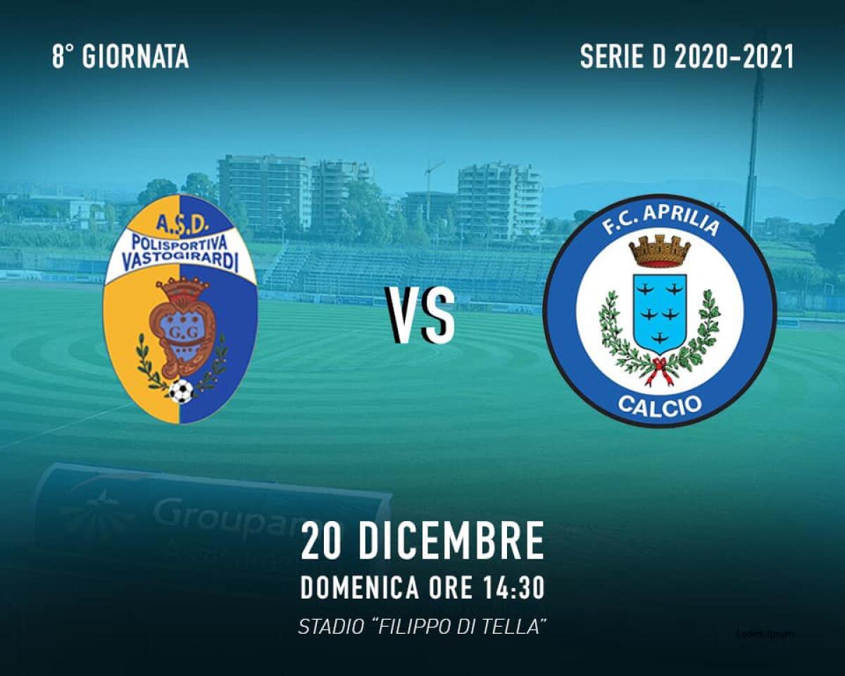 Calcio di serie D: l’Aprilia questa domenica in casa del Vastogirardi. Latina impegnata nell’anticipo con il Latte Dolce. - 