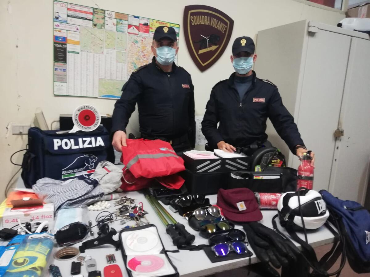 Arrestato dagli agenti della Volante di Latina il ladro dei parcheggi condominiali. - 