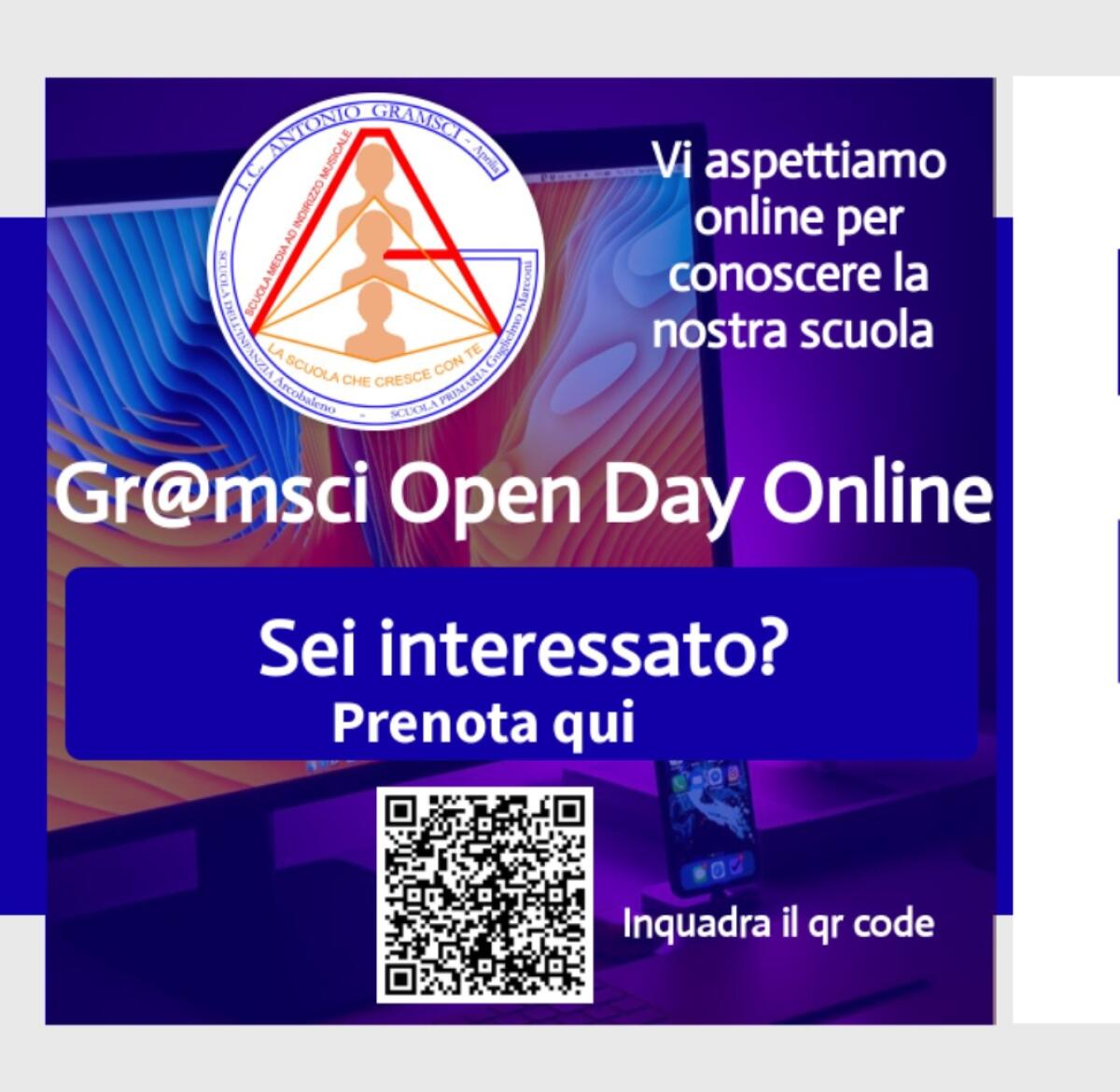 Primo Open Day online questo mercoledì 16 Dicembre all’Istituto Gramsci di Aprilia. - 