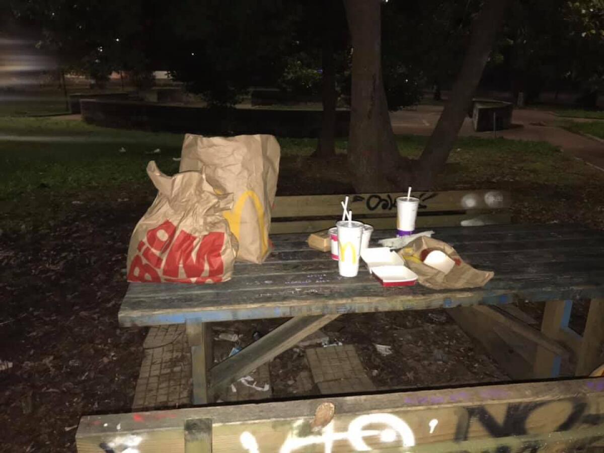 Aprilia - Rifiuti e sporcizia nelle aree verdi: la cena dal fast food si sposta al parco - 