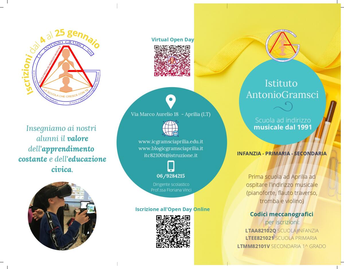 Open Day online all’Istituto Gramsci di Aprilia - 