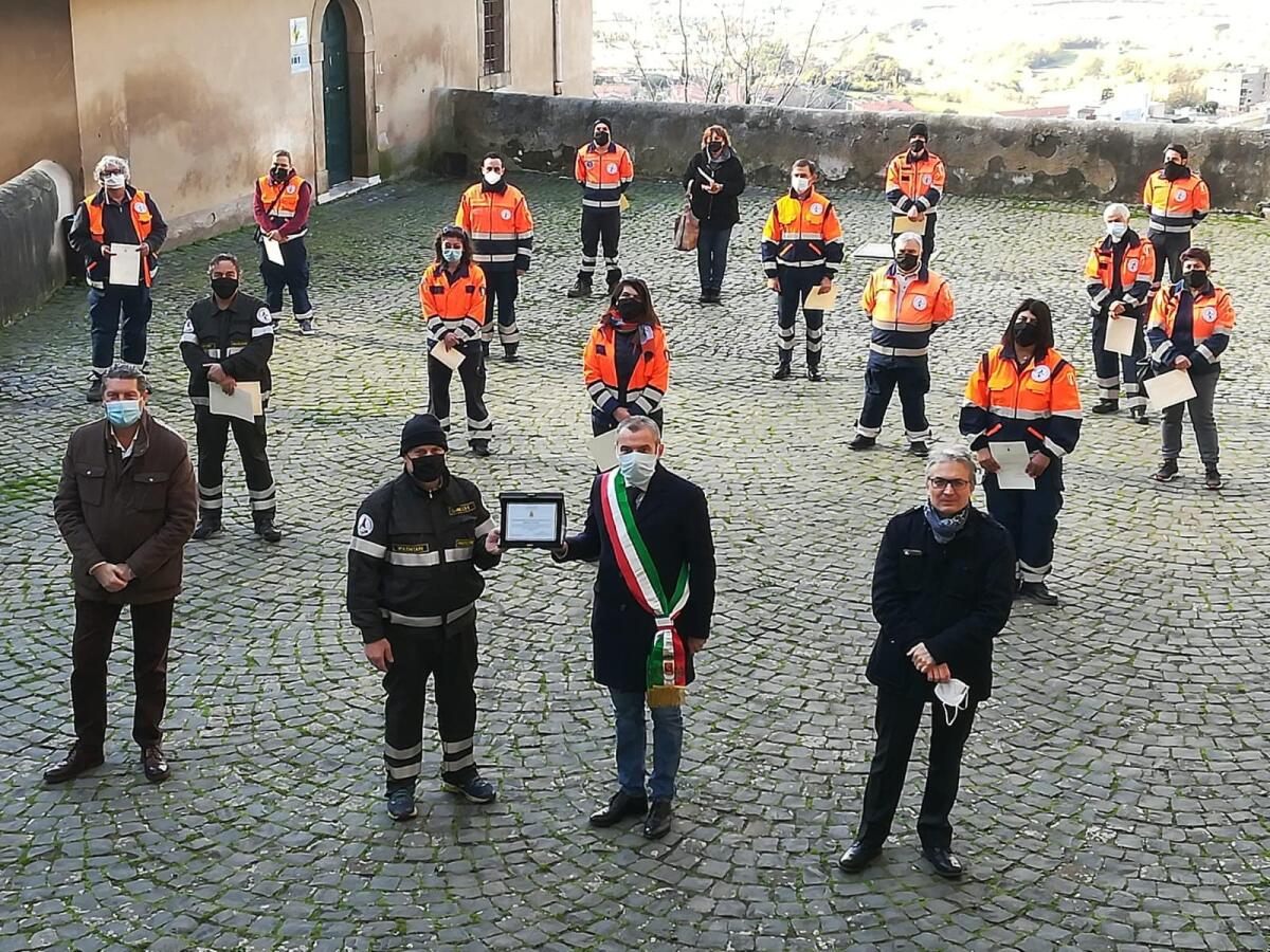 Il Comune di Cori omaggia la Protezione Civile, il sindaco: “Il loro esempio una delle pagine più belle del 2020” - 